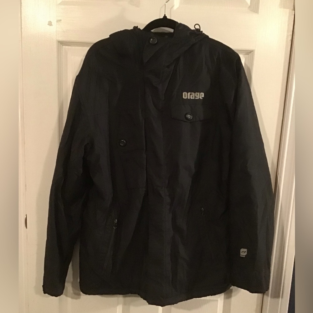 Orage Men’s Black Ski Coat